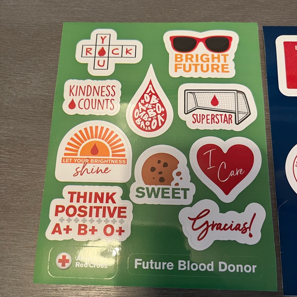 American Red Cross Sticker Pin Set - Picture 5 of 5